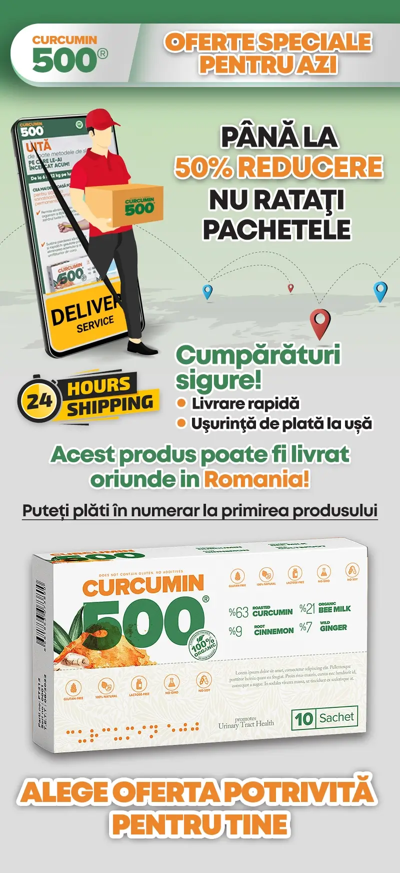 Curcumin 500 - Romania - NEW